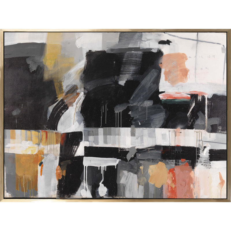 In Black Painting, 48" H x 60" W
