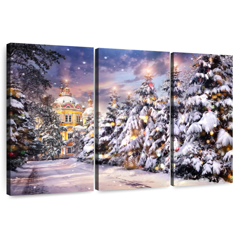 Christmas Tree Lane, H 36 po x l 57 po