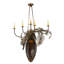 Pinecone 6 - Light Chandelier