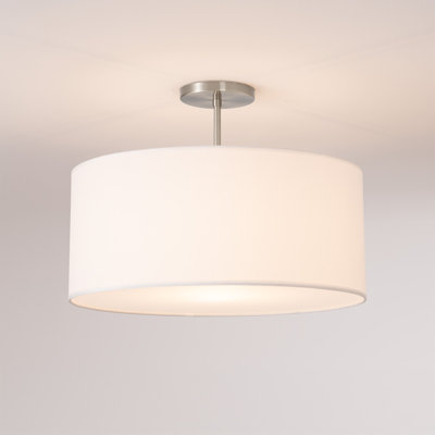 Stretch Linen Flush Mount