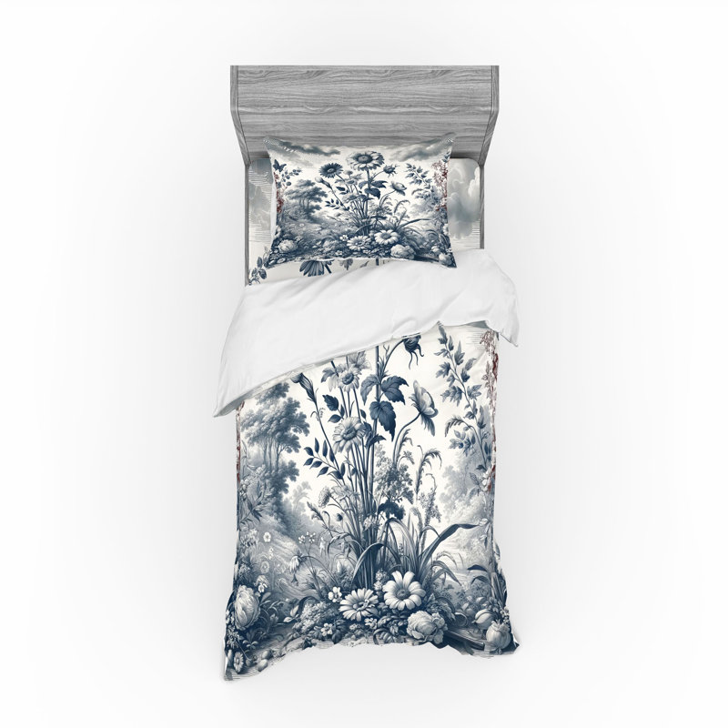Ensemble de literie Ambesonne, Housse de couette simple très longue + 2 pièces