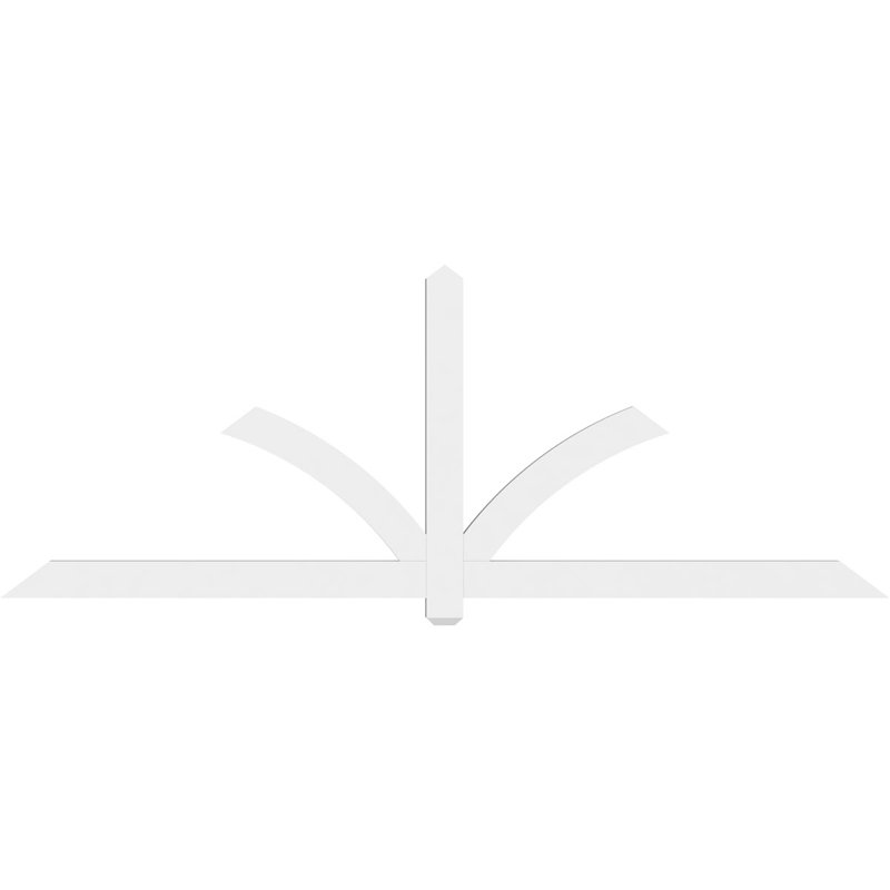 Support pour pignon en PVC Redmond, H 36 po x l 96 po (pas: 9/12), P 2 po x F 4 po