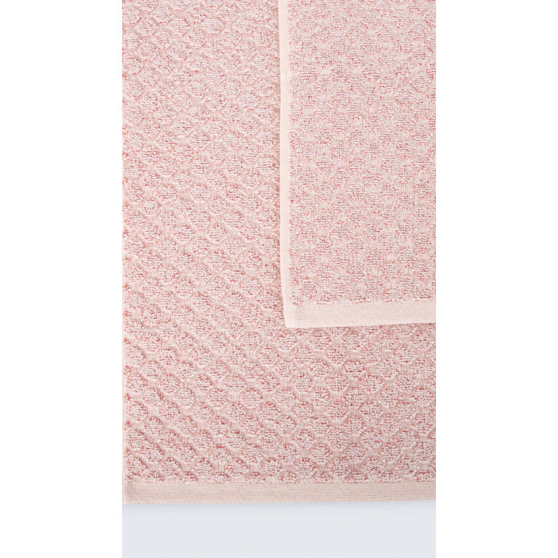 Ensemble de serviettes 100% coton Ebelia, Rose