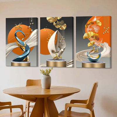 3 Piece Wrapped Canvas Print
