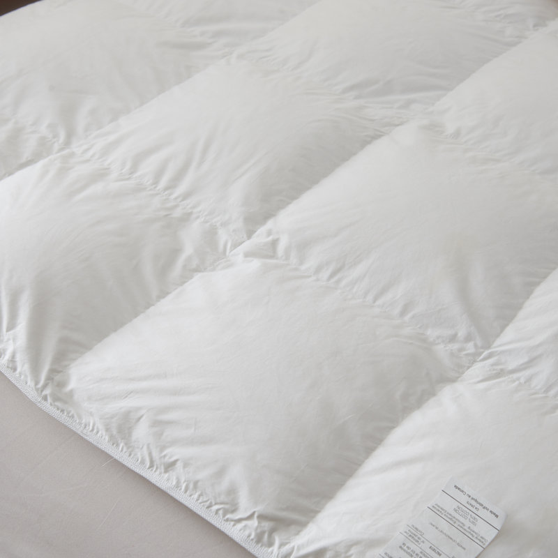 Royal Elite 400TC 700 Fill Power Superior White Goose Down Summer Duvet, Queen