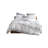 100% Cotton Geometric Clip Jacquard Stripes 5-Piece Comforter Set-1910492637