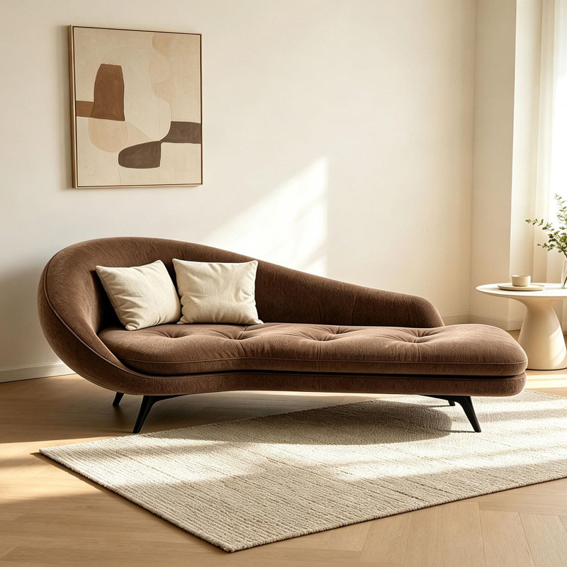Chaise longue décontractée créative, Left Hand Facing