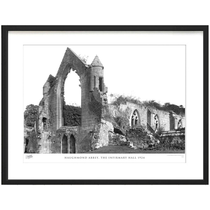 Haughmond Abbey, The Infirmary Hall 1924 by Francis Frith - Single Picture Frame Print, 45cm H x 60cm W x 2.3cm D