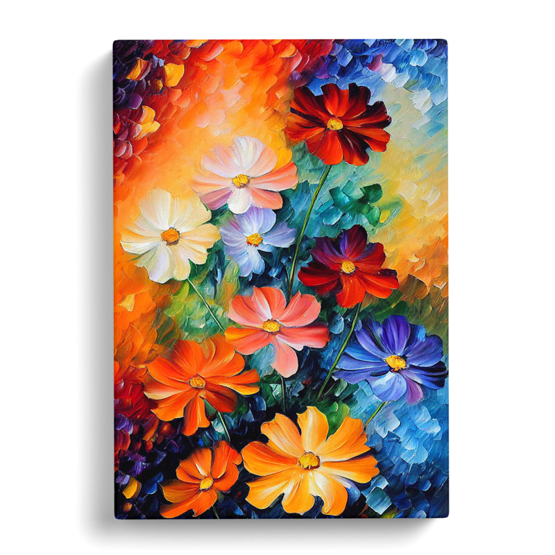 A Selection Of Flowers No.3 - Wrapped Canvas, 50cm H x 35cm W
