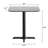Commercial Seamless Surface Tabletop with Table Height Crisscross Base-760579716-760579719