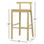 Davion Solid Wood 30" Bar Stool-1866507539