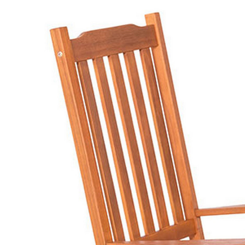 Chaise berçante d'extérieur Baltes Eucalyptus
