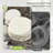 CAROTE 18-Piece Nonstick Cookware Set with Detachable Handle, White