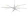 Erik 8 - Light Dimmable LED Sputnik Modern Linear Chandelier