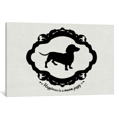 " Basset Hound (Gray&Black) " by 5by5collective