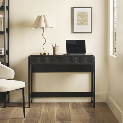 Jorah Reeded Writing Desk with Drawer