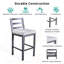 Tabouret de bar avec coussins Daly-55800439