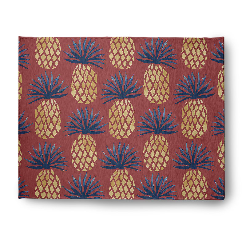 Floumoy Chenille Floral Indoor Rug, Rectangle 8' x 10'