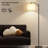 Arc Floor Lamp, Modern Floor Lamp With 9W 3 Color Temperatures Bulb, Metal Standing Lamps With Adjustable Hanging Lampshade, Tall Floor Lamps-766435290