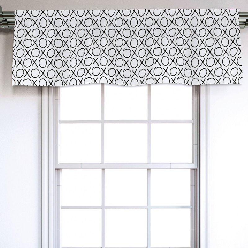 Sateen Ruffled Window Valance