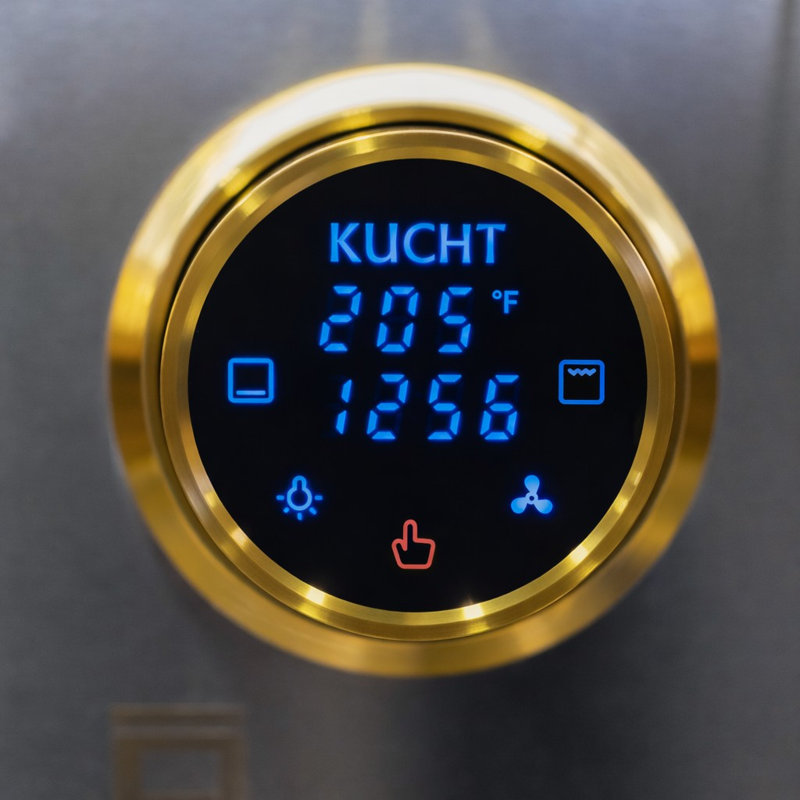30 in. 4.2 cu. ft. 4 Burners Dual Fuel Range in Stainless Steel with Kucht Horus Thermostat, Liquid Propane