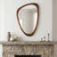 Miroir noyer noir 20 x 30 po