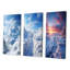 «Winter Snowy Peaks», 3 pièces sur toile-1475124105-1475124104