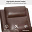 Fauteuil inclinable 33,5 po en cuir véritable-246832709