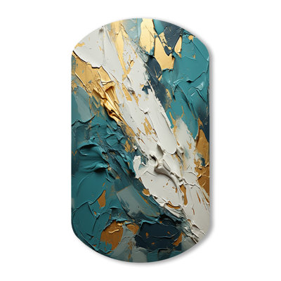 Llanas - Abstract Shapes Cylinder Shape Assymterical Metal Wall Art