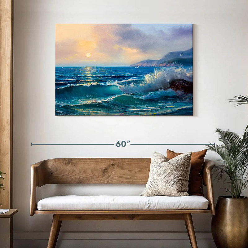 Gillard Morning Seascape, H 30 po x l 45 po