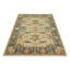 Tapis multicolore en laine touffeté à la main bleu clair-129957395