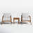 Akiva Eucalyptus 2 - Person Patio Conversation Set with Cushions
