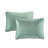 Reversible Seafoam Bedding Set, Microfiber King/cal King, Modern Quilted Style
