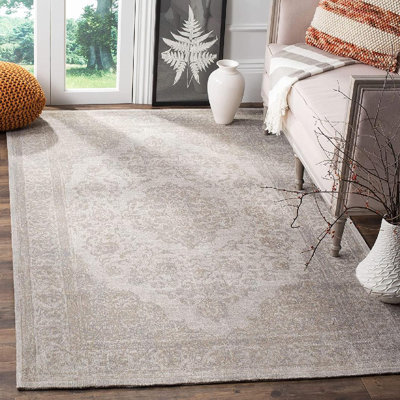 Tapis oriental en coton Spaulding