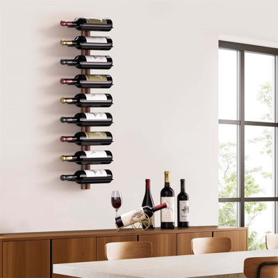 Dathon Wine Bottle Rack in Brown