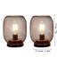 2 Set of 6.5'' High Metal Cage LED Lantern