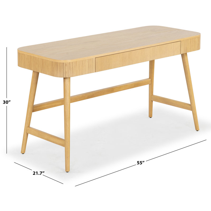 Barnett Solid + Manufactured Wood Writing Desk