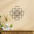 Richese Black Repeating Square Metal Wall Decor-2109087554-2109087565