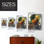 Impression encadrée orange-verte I-Premium - prête à être accrochée - aucun clou requis - aucun clou requis-326785809-326785819