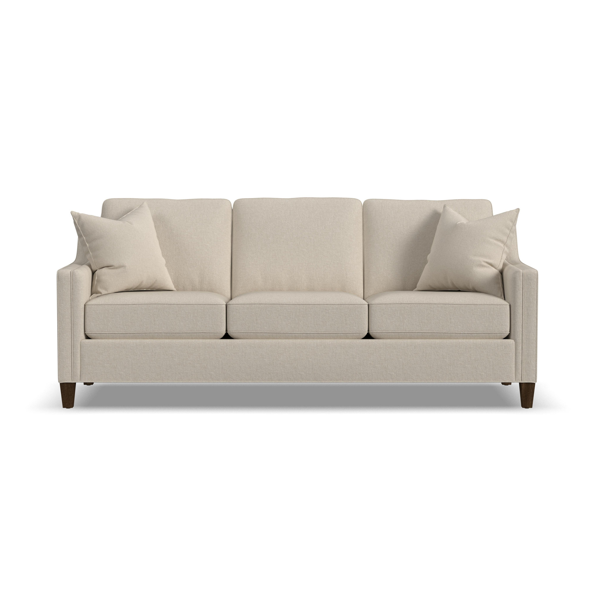 Finnegan Sofa, Vanilla White Polypropylene/Olefin