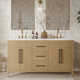Alsup 60'' Double Bathroom Vanity with Quartz Top