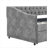 Twin Size Daybed With Drawers Upholstered Tufted Sofa Bed, With Button On Back And Copper Nail On Waved Shape Arms