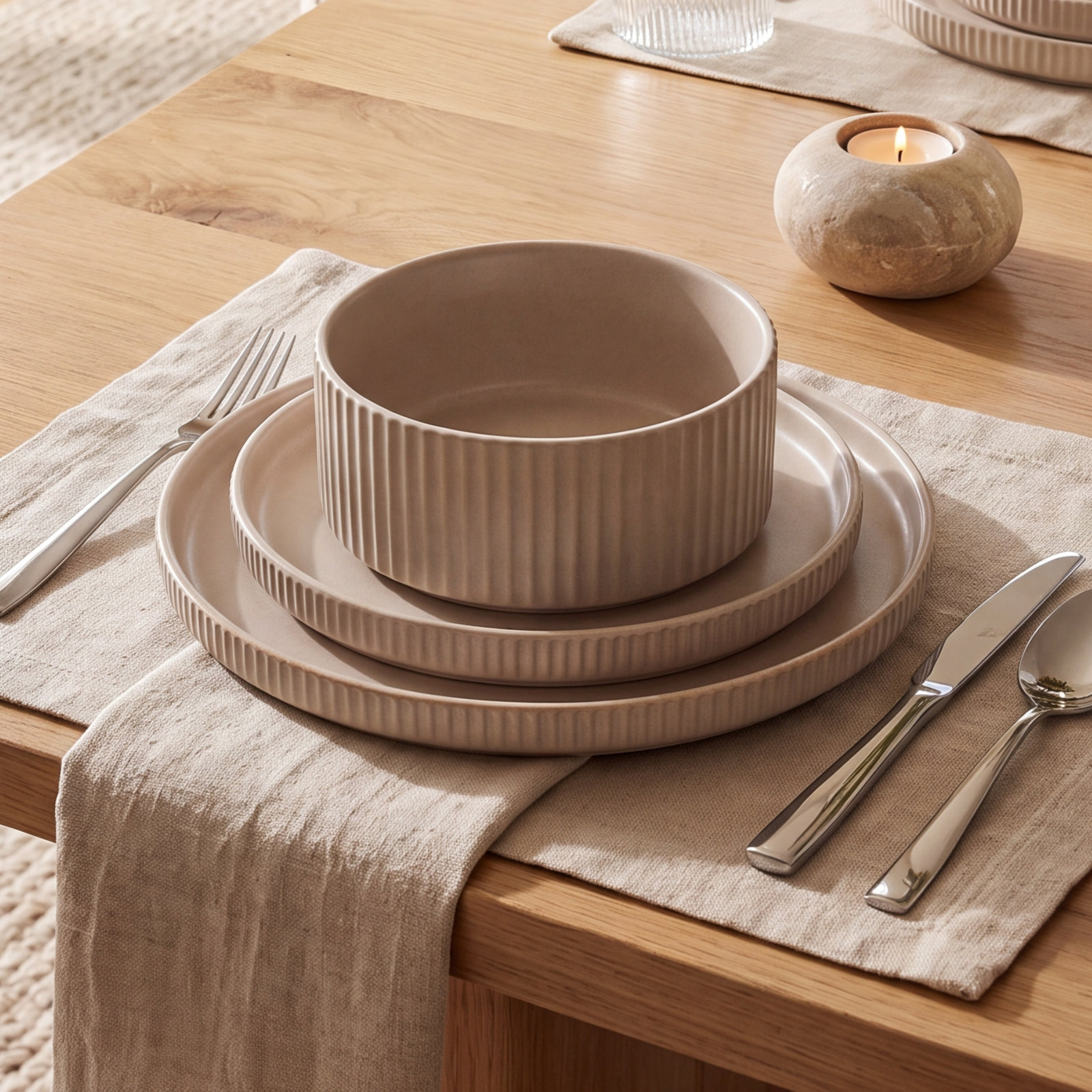Haven Dinnerware Set, Pink