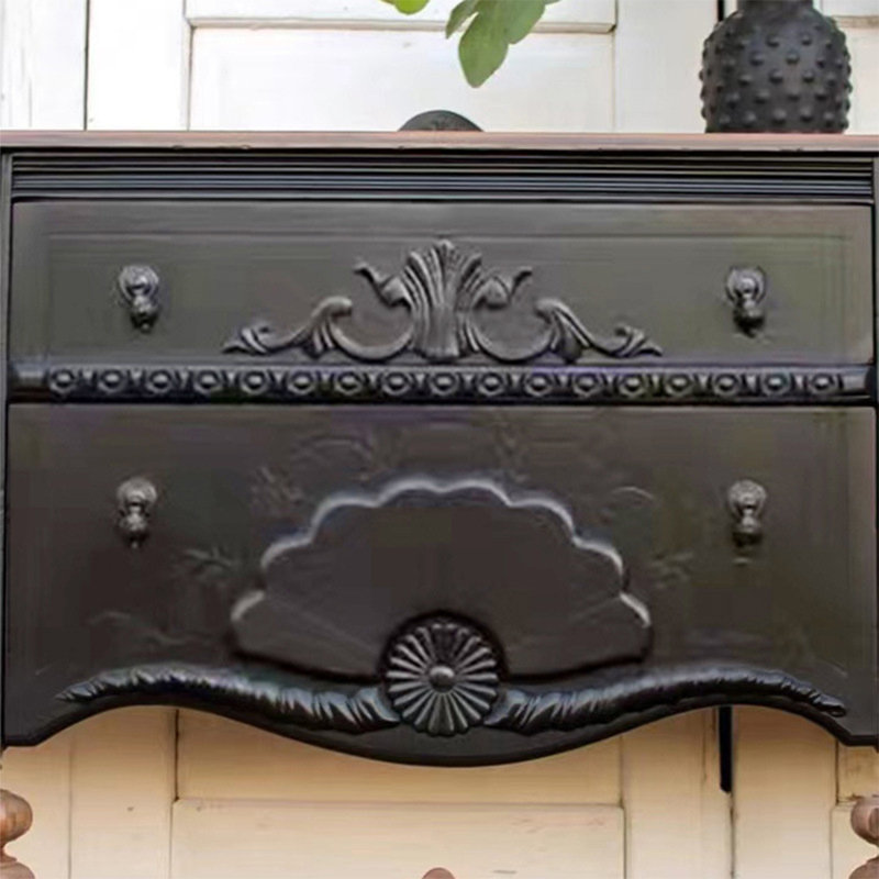 Buffet décoratif néoclassique, H 37,4 po x l 66,93 po x P 17,72 po