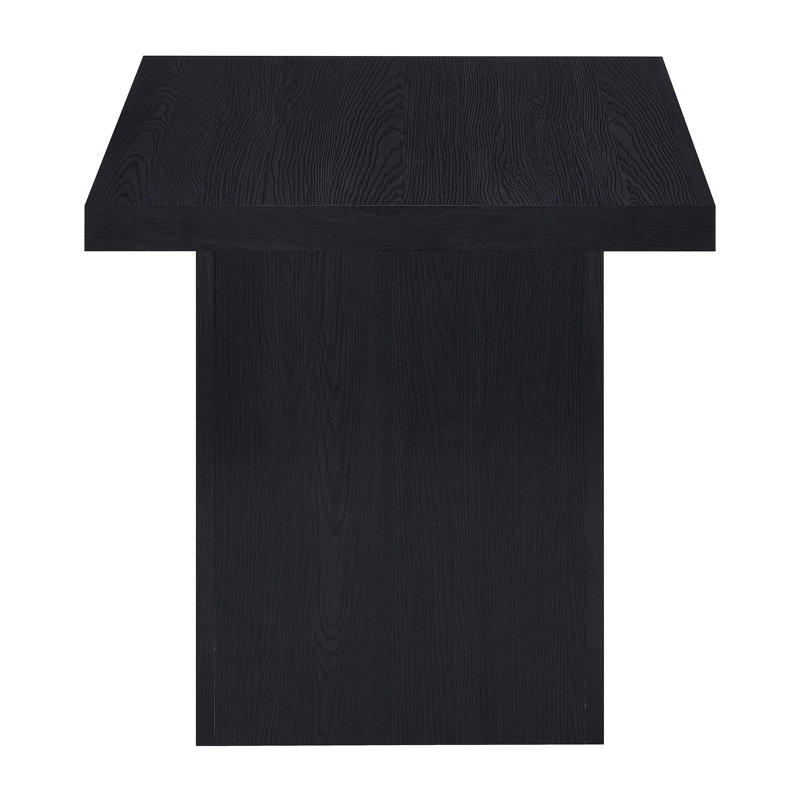 Exeter Black Square End Table