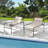 Volina Metal Outdoor Armless Lounge Chair