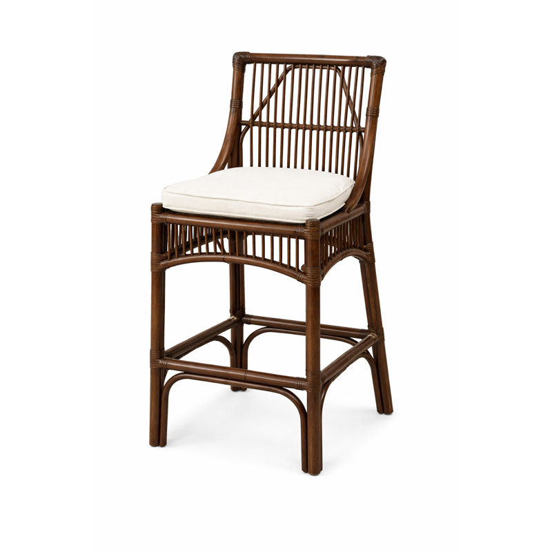 Bora Bora 30" Seat Height Bar stool, Toile bleu marine Sunbrella®