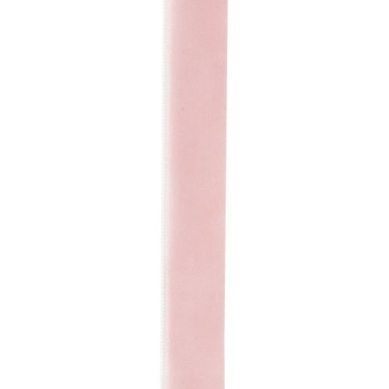 Ruban de velours classique 5/25 po X25Yds, Rose