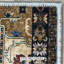 Tapis de couloir antidérapant sur mesure de conception organique Serapi Heriz de 26 po de largeur à conception personnalisée-73916378