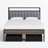 Tryston Full Bed Frame With Led Lights & 2 Storage Drawers, Gray-1879529356-1879529359